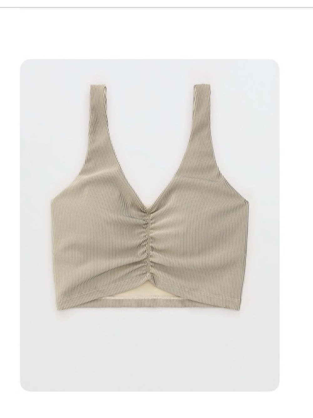 Aerie Ribbed Tank + Bike Shorts SET